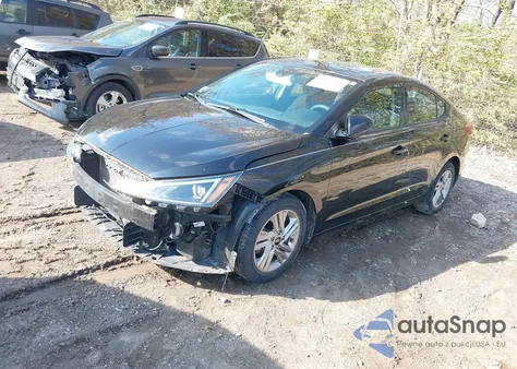 2020 Hyundai Elantra Sel из США, поврежденный, VIN 5NPD84LF9LH595391